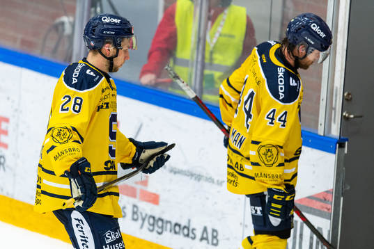 Södertäljes Emil Alba och Erik Ullman deppar