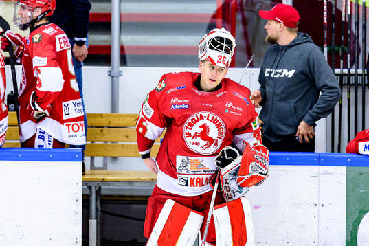 Troja/Ljungbys målvakt Wictor Ragnewall