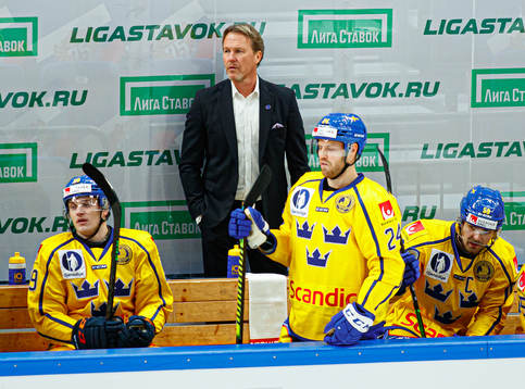 Head coach Johan Garpenlöv of Sweden