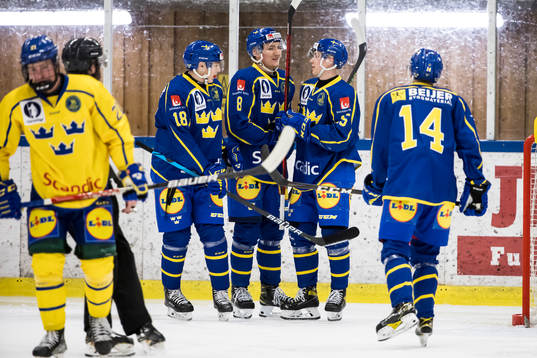 Sverige U19 jubel