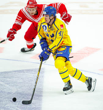 Dmytro Timashov of Sweden