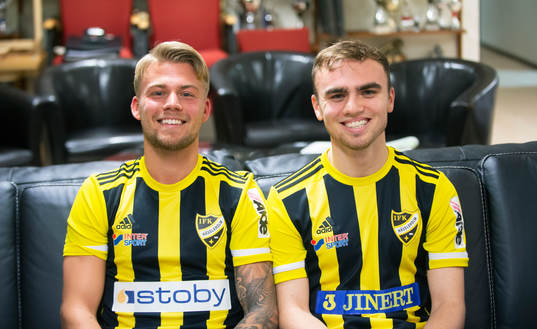 IFK Hässleholms nyförvärv Jens Lynard och Ludvig Hegdal