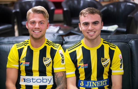 IFK Hässleholms nyförvärv Jens Lynard och Ludvig Hegdal