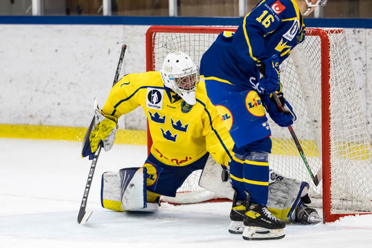 Sverige U18 målvakt Gustav Albihn