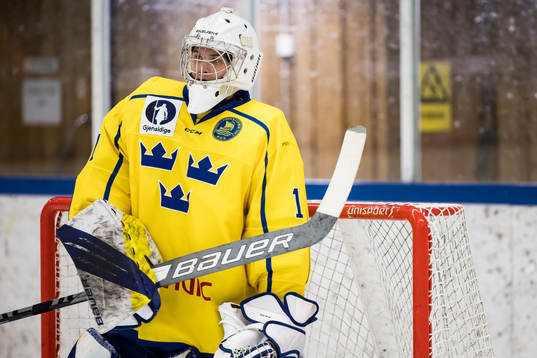 Sverige U18 målvakt Gustav Albihn