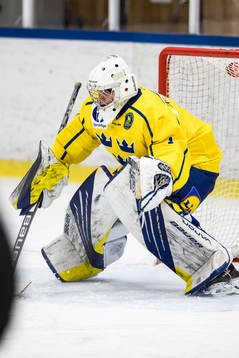 Sverige U18 målvakt Gustav Albihn