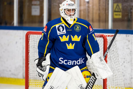 Sverige U19 målvakt Ian Blomquist