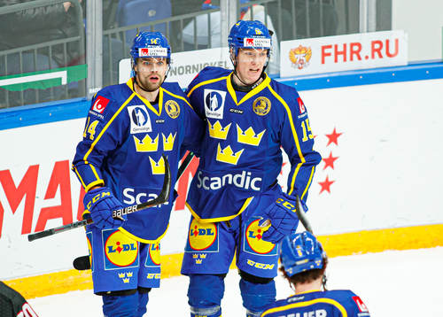 Emil Pettersson of Sweden celebrates