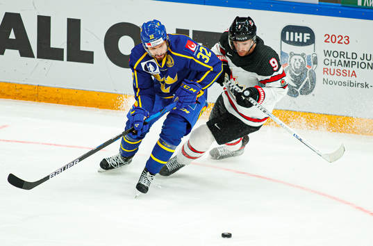 Lukas Bengtsson of Sweden and Ben Street of Canada
