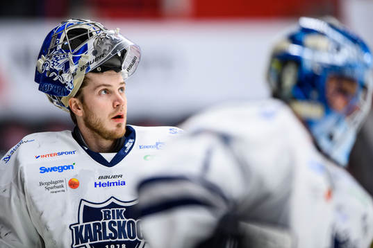 Karlskogas målvakt Marcus Hellgren Smed