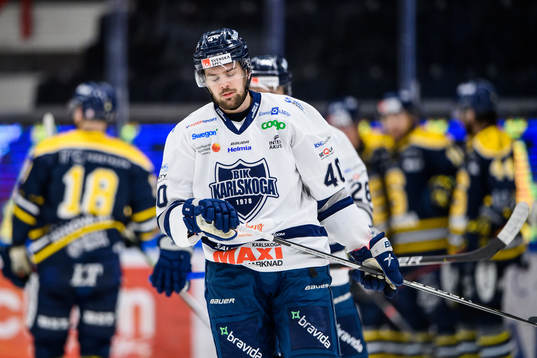 Karlskogas Kalle Jellvert deppar