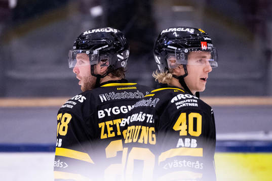 Västerås Lukas Zetterberg och Isak Skedung