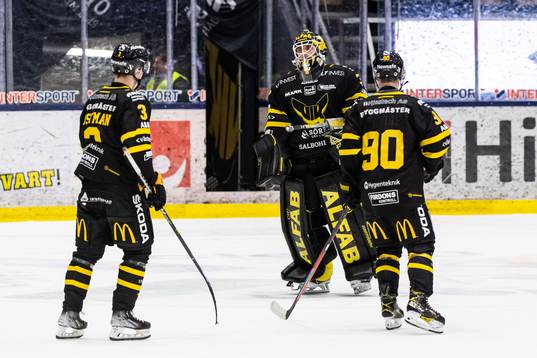 Västerås målvakt Johan Gustafsson deppar