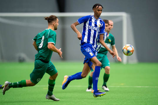 Göteborgs Yakub Finey finalen i P19-Allsvenskan mellan IFK