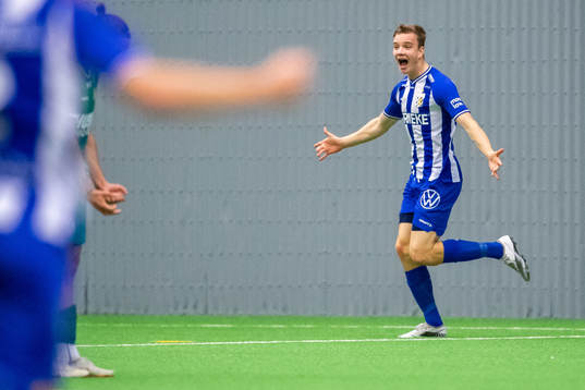 Göteborgs Alfons Nygaard jublar