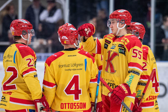 Kalmars Martin Fransson med lagkamrater