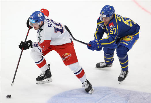 Jakub Fleckof Czech Republic and Anton Wedin of Sweden