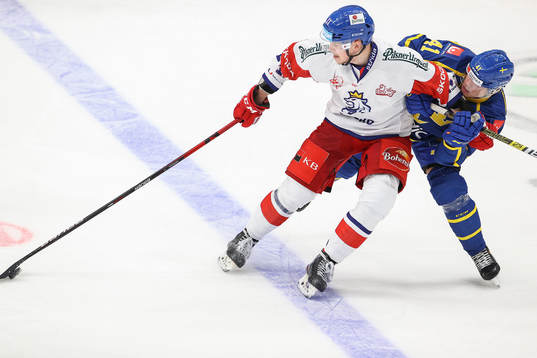 Dmytro Timashov of Sweden and Andrey Nestrashil of Czech