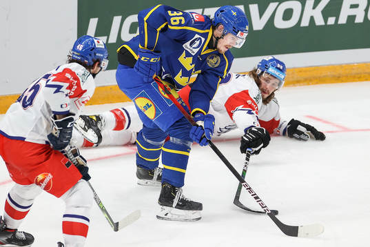 Emil Larsson of Sweden and Libor Shulak of Czech Republic