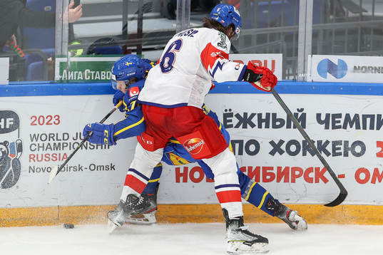 Isak Brennström Sweden and David Musil of Czech Republic