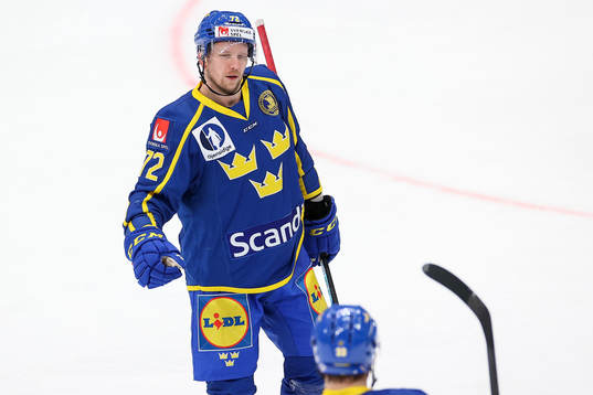 Lukas Bengtsson of Sweden celebrates