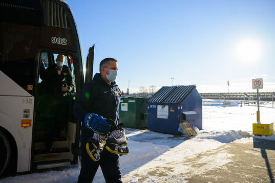 Head coach Tomas Montén of the Swedish under-20 national