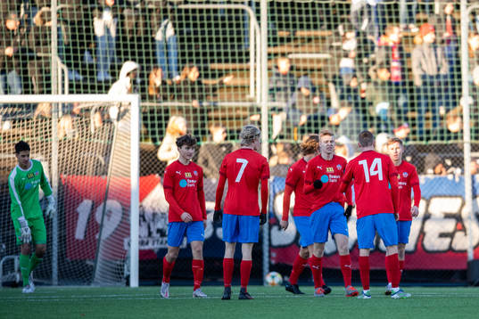 Helsingborgs spelare deppar