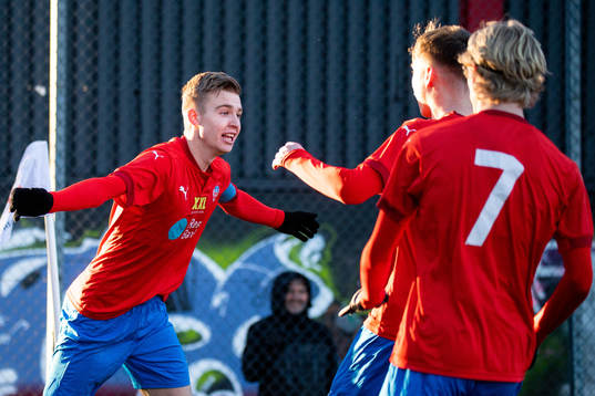 Helsingborgs William Westerlund jublar