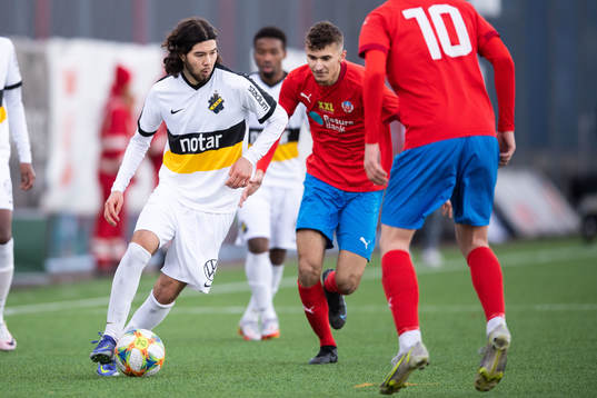 AIKs Hadi Noori och Helsingborgs Gabriel El-Youssef