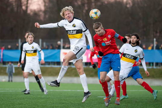 AIKs Oscar Hultbom och Helsingborgs William Westerlund