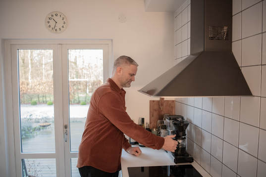 Hemma hos Kristianstad ishockeytränare Mikael Gath