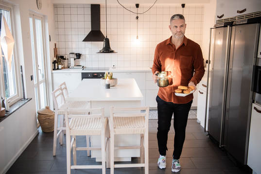 Hemma hos Kristianstad ishockeytränare Mikael Gath
