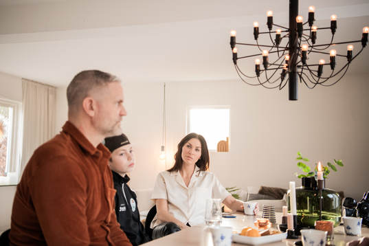 Hemma hos Kristianstad ishockeytränare Mikael Gath här