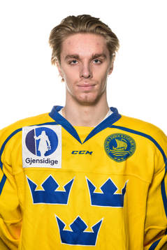 Leo Lööf of the Swedish under-20 national ice hockey team