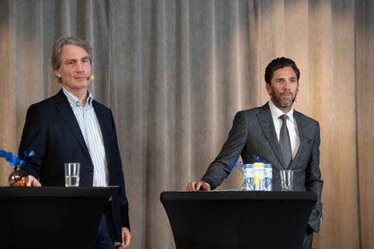 Balders VD Erik Selin och Henrik Lundqvist