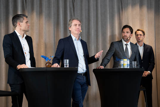 Balders VD Erik Selin och Henrik Lundqvist