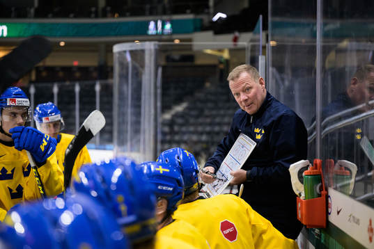 Assistant coach Henrik Stridh of the Swedish under-20