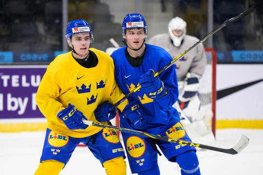 Elias Stenman and Oskar Olausson of the Swedish under-20