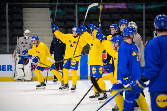 Fabian Lysell of the Swedish under-20 national ice hockey