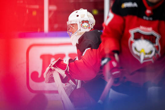 Malmö Redhawks målvakt Lucas Arrhagen