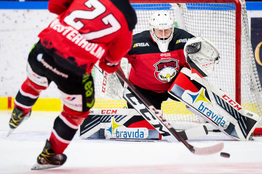 Malmö Redhawks målvakt Lucas Arrhagen