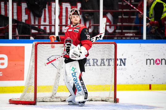 Malmö Redhawks Linus Cronholm deppar