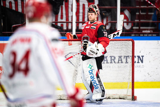 Malmö Redhawks Linus Cronholm deppar