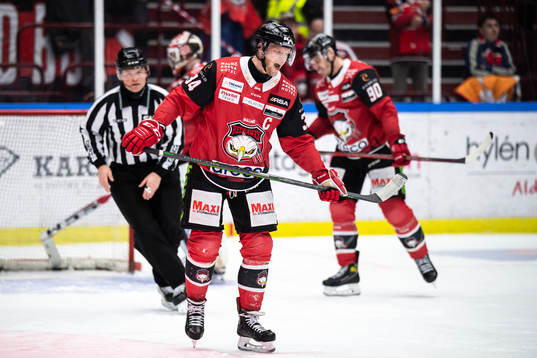 Malmö Redhawks Carl Söderberg deppar