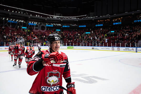 Malmö Redhawks Lars Bryggman jublar