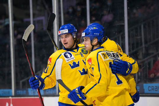 Alexander Holtz, William Eklund and Oskar Olausson of