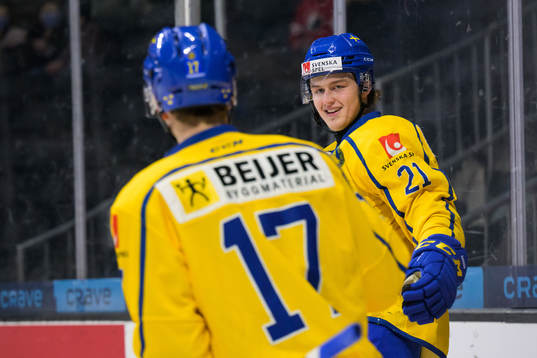 Oskar Olausson of Sweden celebrates