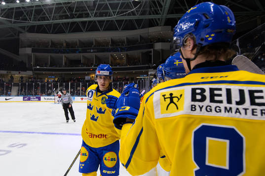 Daniel Torgersson of Sweden celebrates