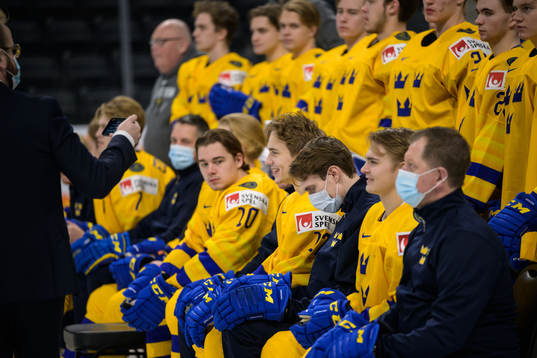 William Eklund of Sweden at a team photo shoot