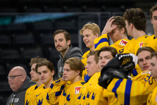 Albert Sjöberg of Sweden at a team photo shoot